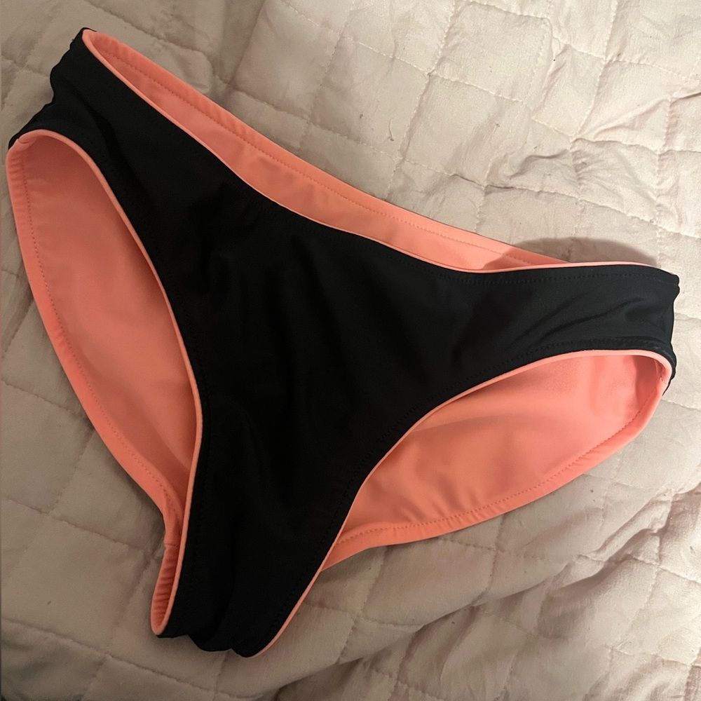 Black and orange Bikini Bottom